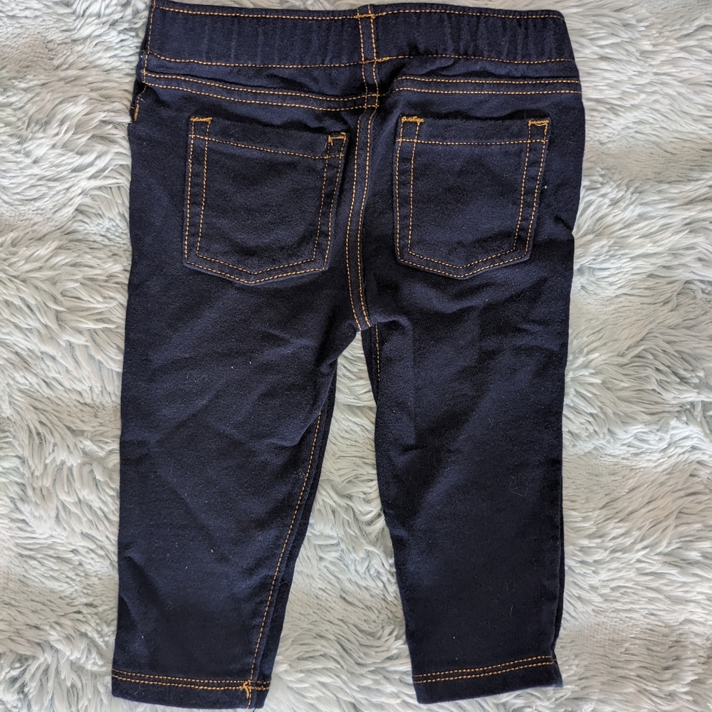 Cat & Jack Dark Blue Jeans - Picture 4 of 7